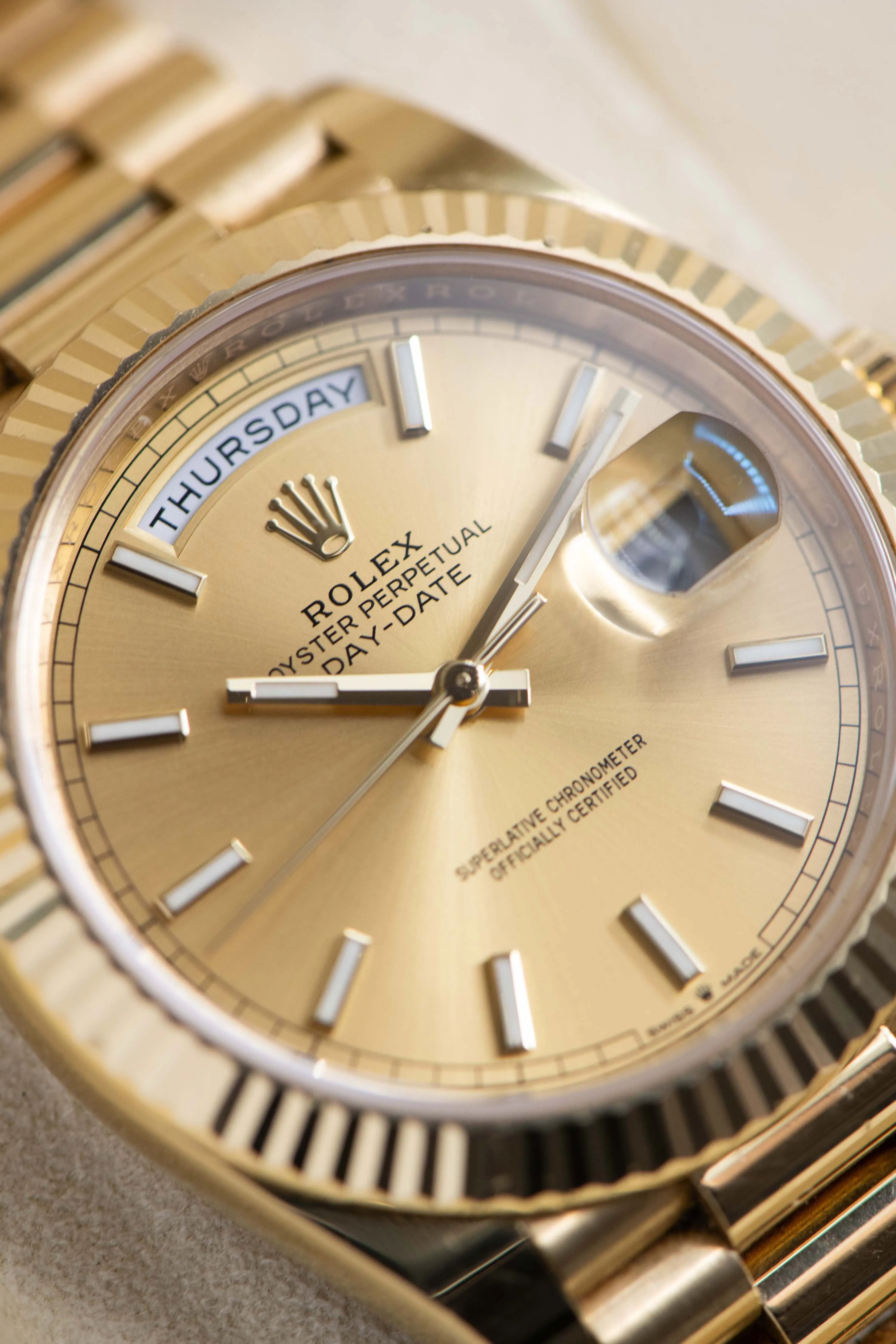 Rolex Day-Date 40 228238 40mm Yellow gold Champagne 9