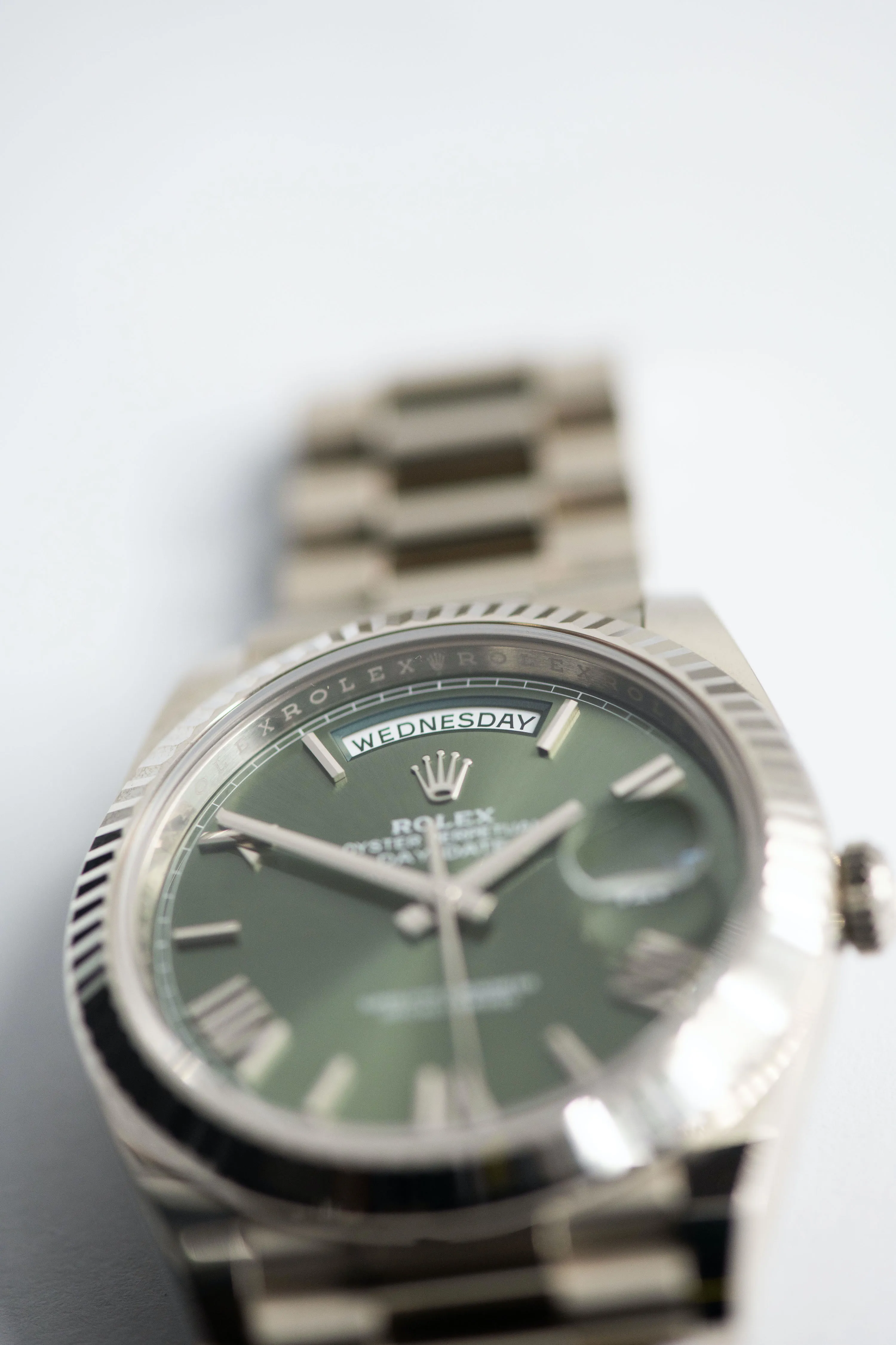 Rolex Day-Date 40 228239 40mm White gold Green 6