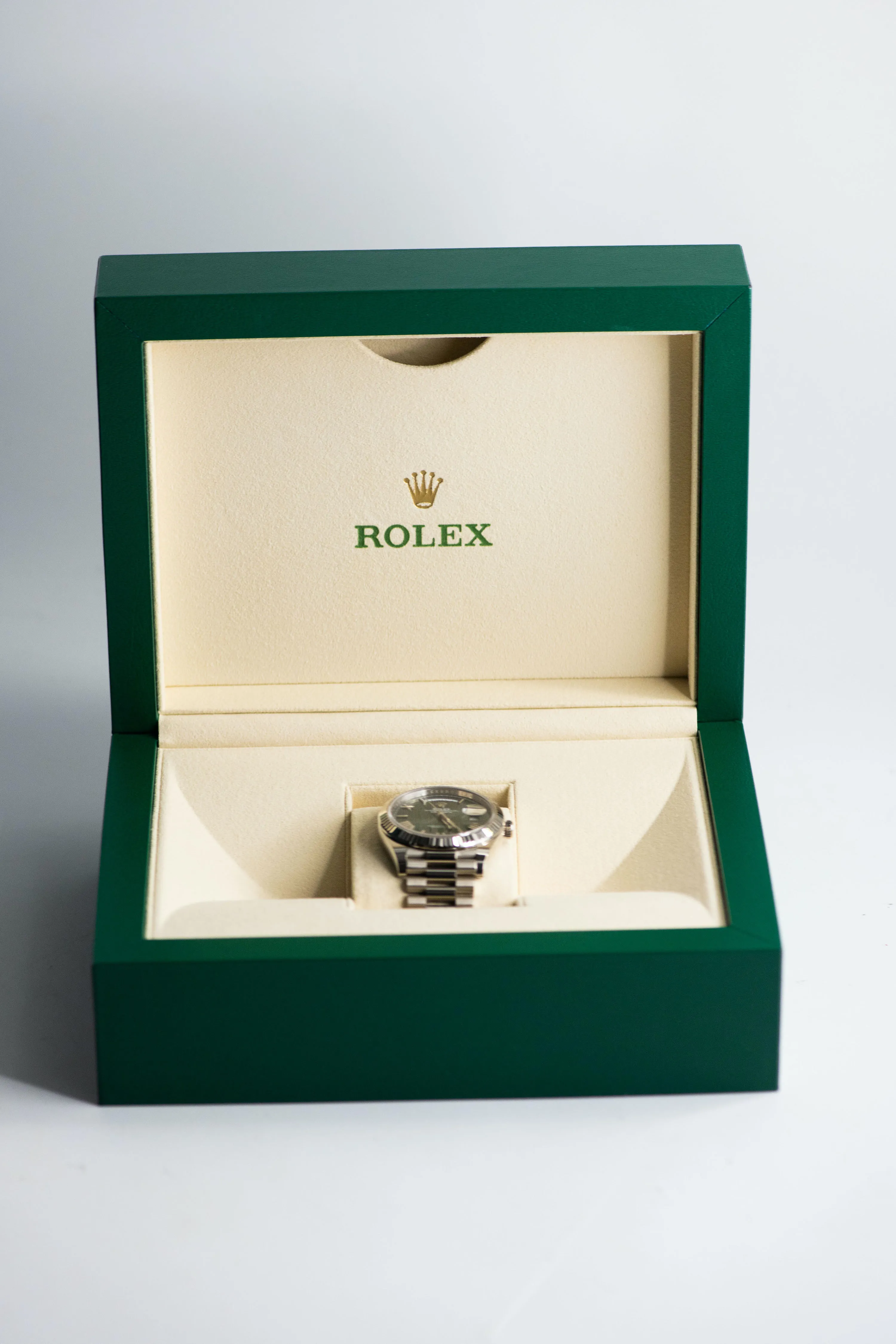 Rolex Day-Date 40 228239 40mm White gold Green 16