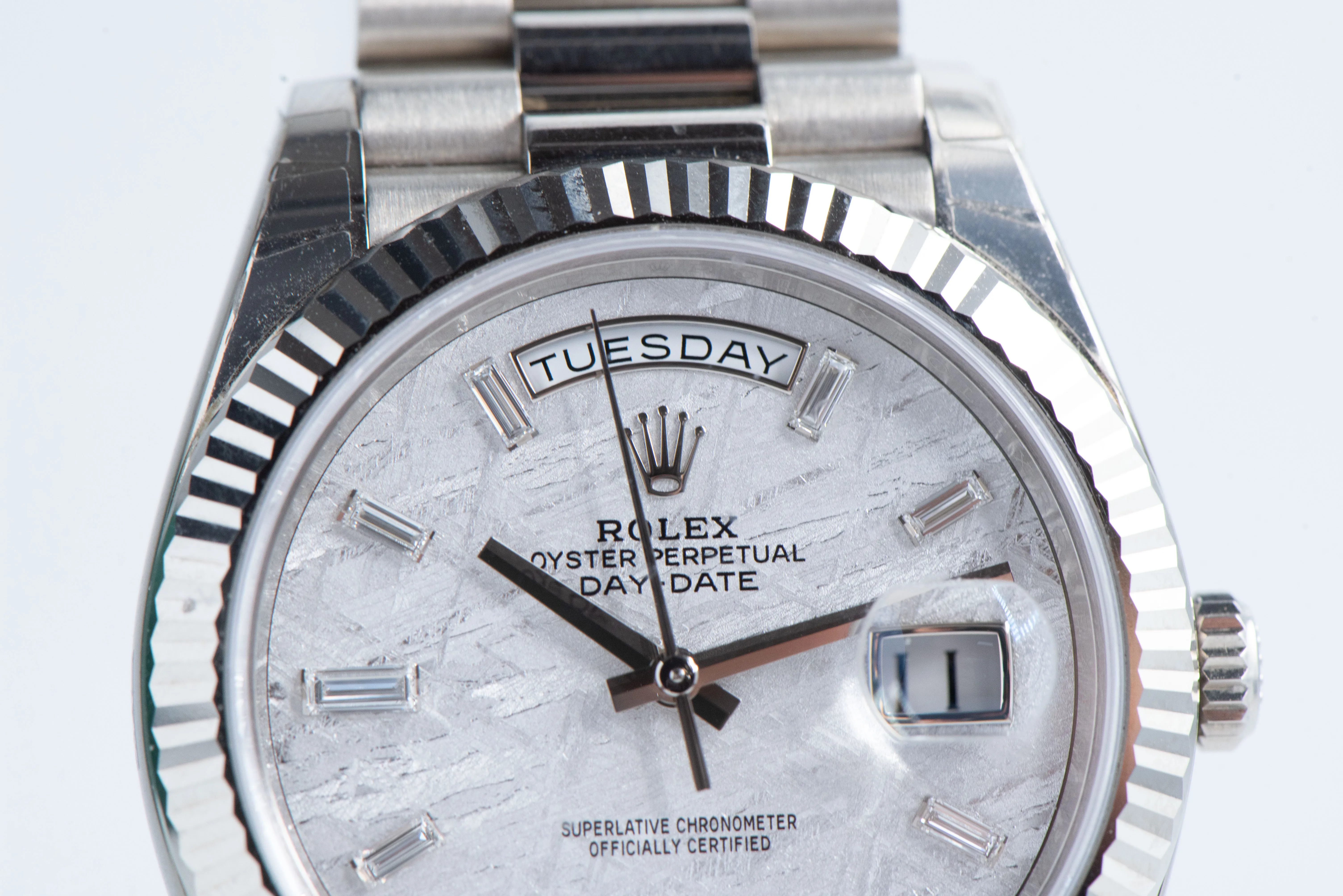 Rolex Day-Date 40 228239 40mm White gold Meteorite 2