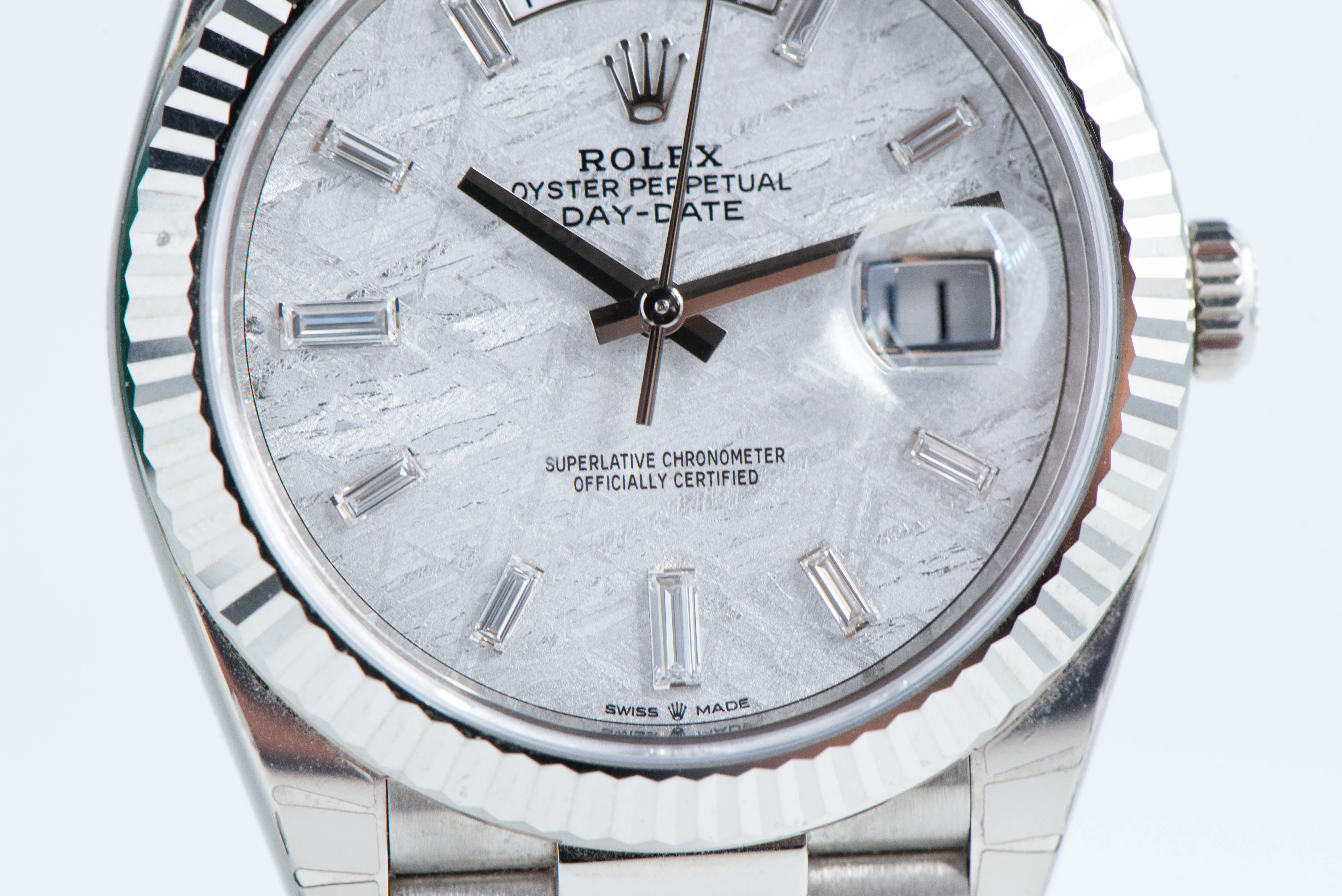 Rolex Day-Date 40 228239 40mm White gold Meteorite 3