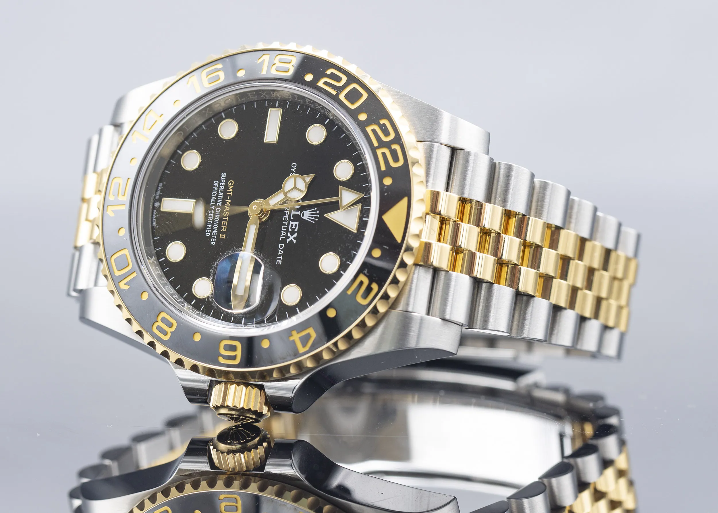 Rolex GMT-Master II 126713GRNR 40mm Yellow gold and Stainless steel Black 6