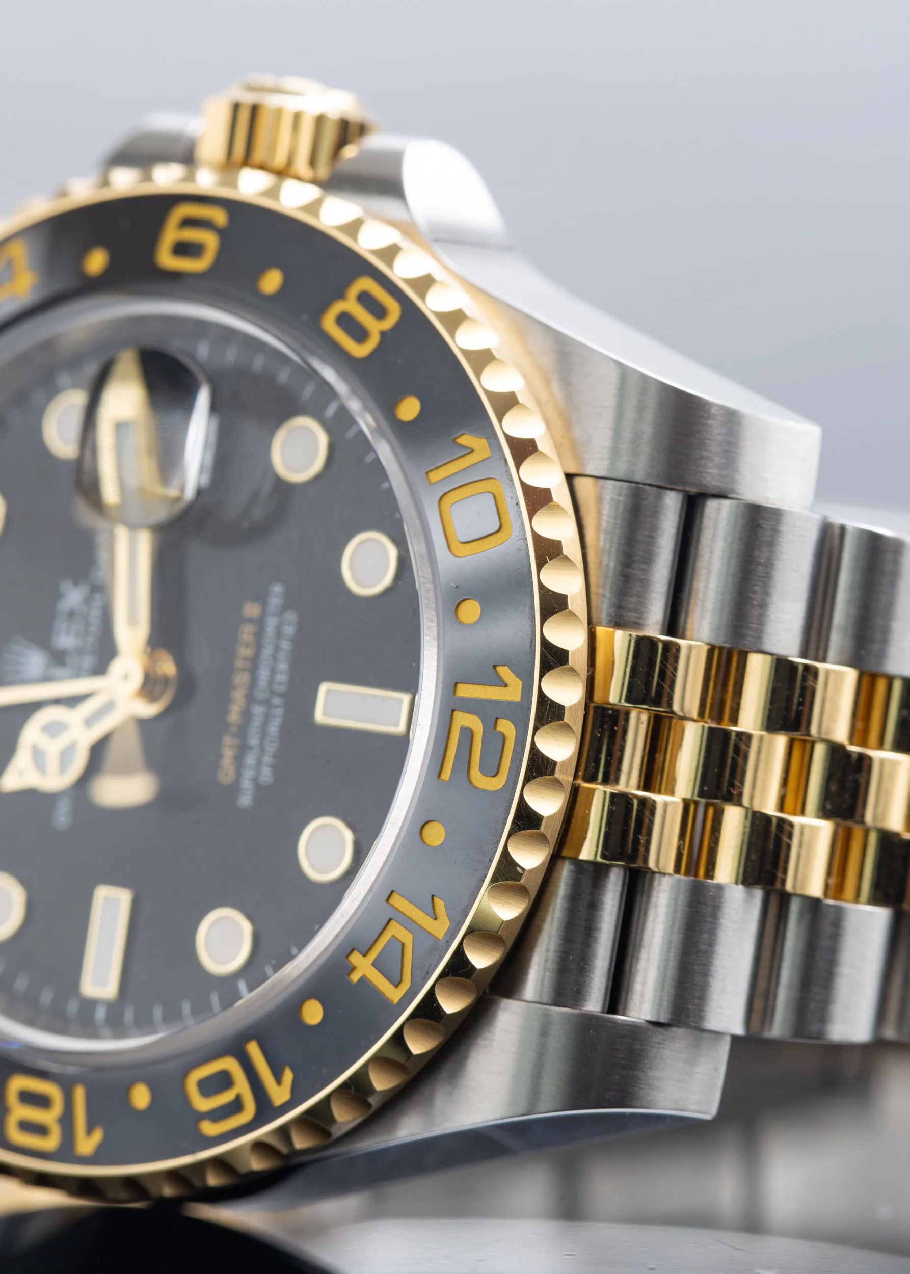 Rolex GMT-Master II 126713GRNR 40mm Yellow gold and Stainless steel Black 14