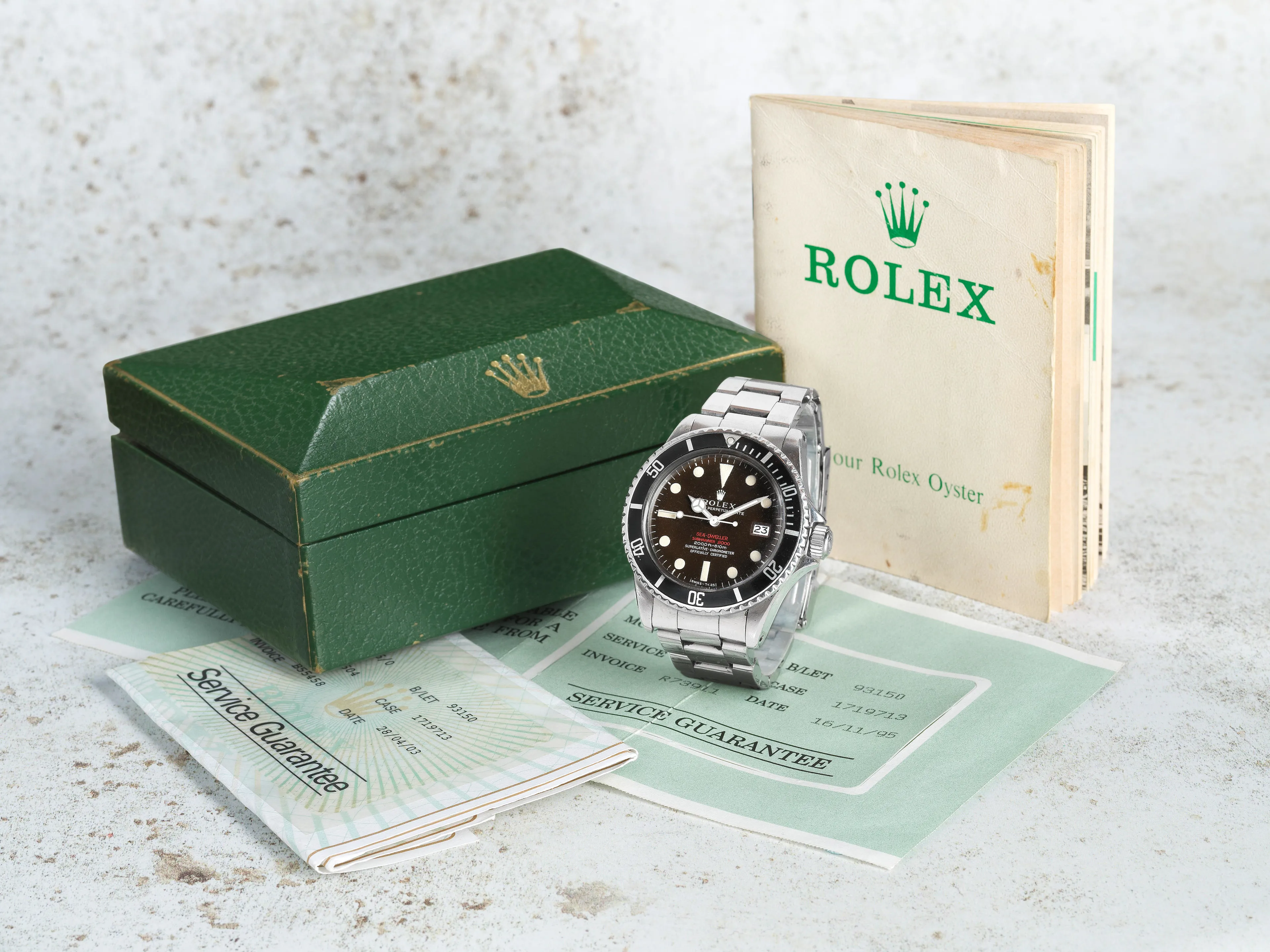 Rolex Sea-Dweller 1665 40mm Stainless steel Brown