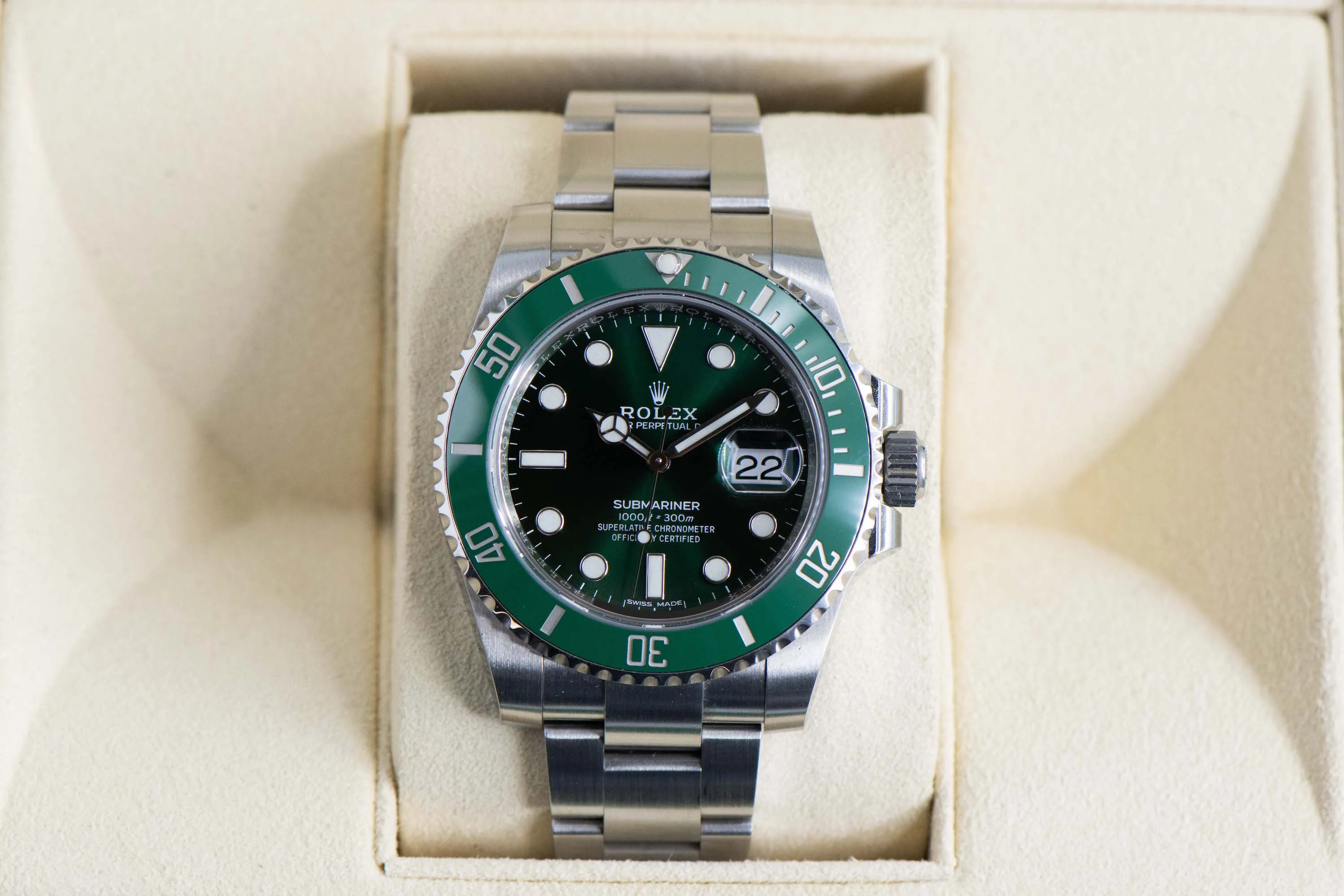 Rolex Submariner 116610LV 40mm Stainless steel Green 1