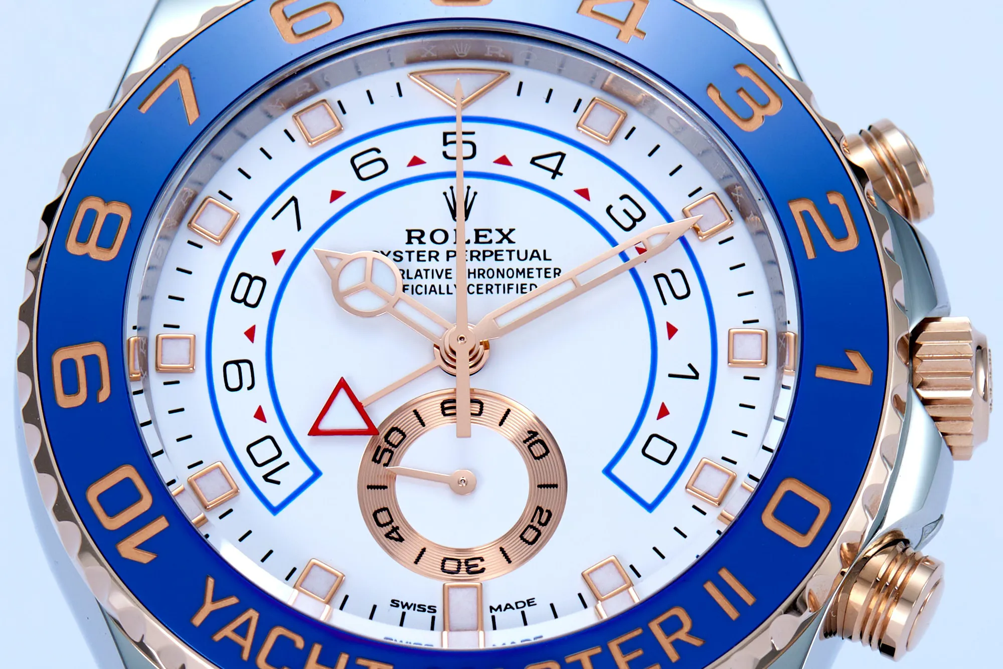 Rolex Yacht-Master II 116681 44mm Rose gold and Stainless steel White 1