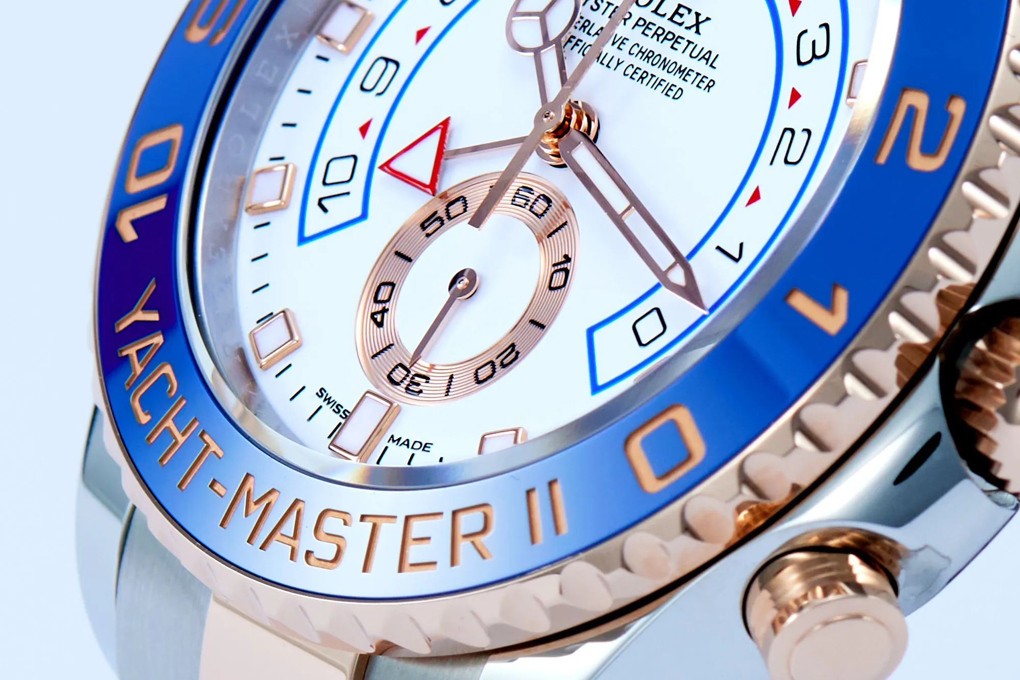 Rolex Yacht-Master II 116681 44mm Rose gold and Stainless steel White 3