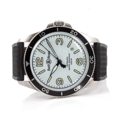 Bell & Ross Vintage BRV292-LUM-ST/SRB 41mm Stainless steel White 2