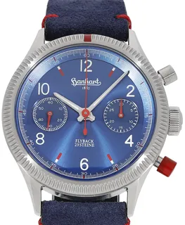 Hanhart Red X Blau H702L.270-0310 Edelstahl Blau