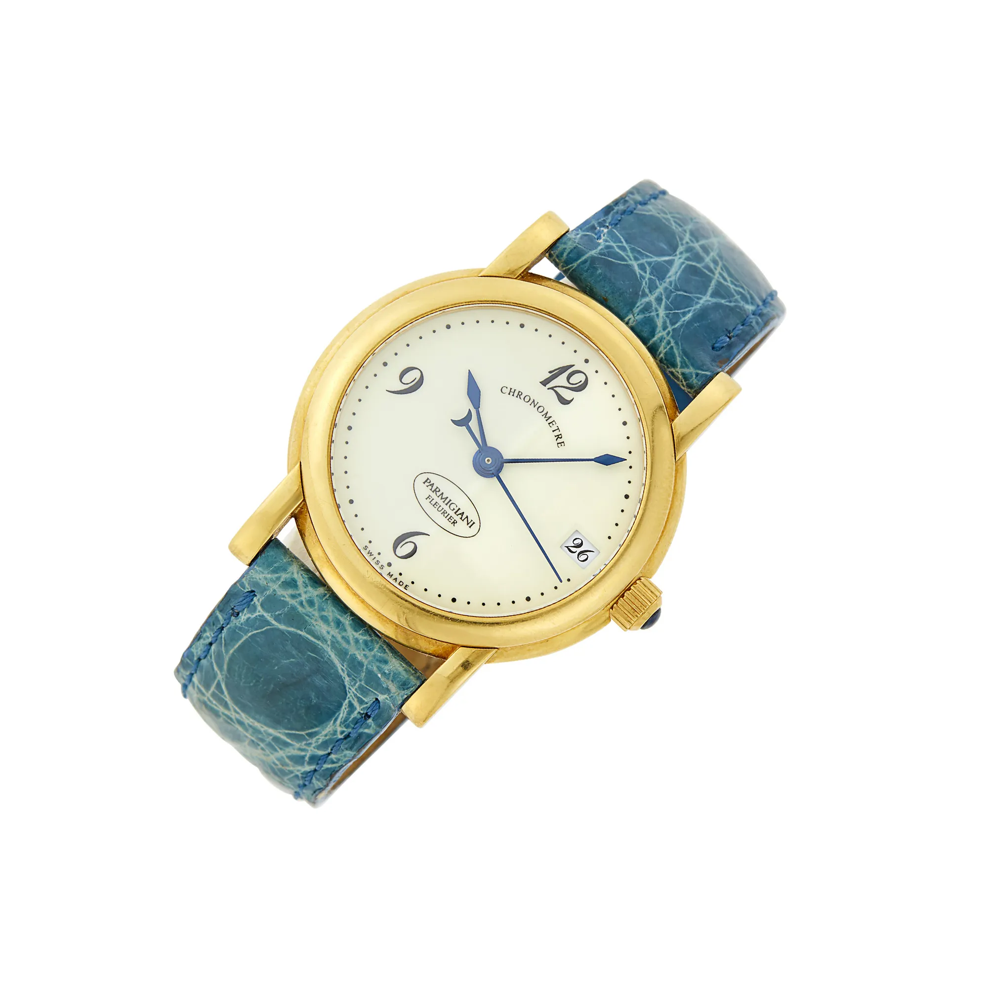 Parmigiani Fleurier 2974 32mm Yellow gold White