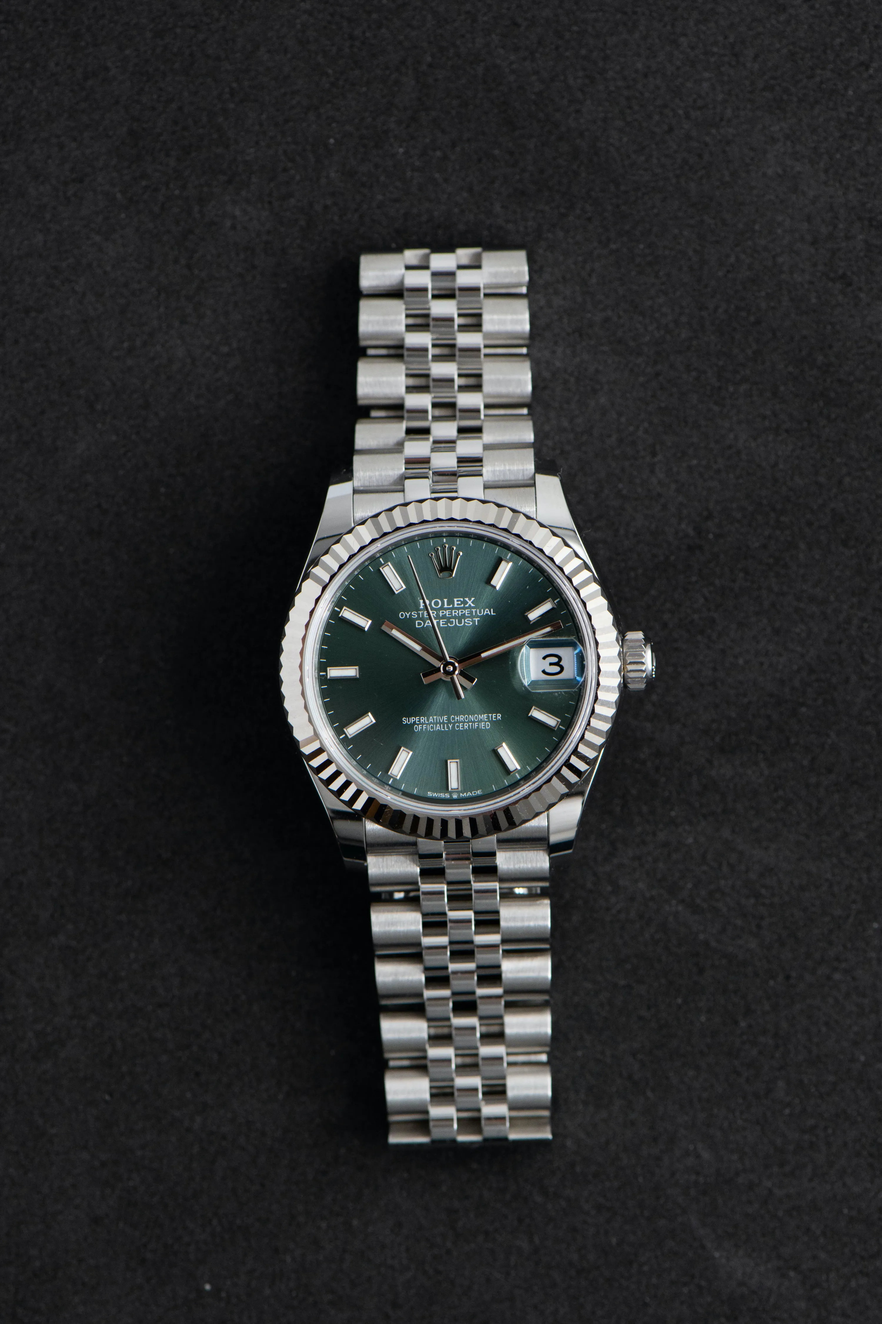 Rolex Datejust 31 278274 31mm White gold and Stainless steel Green 3