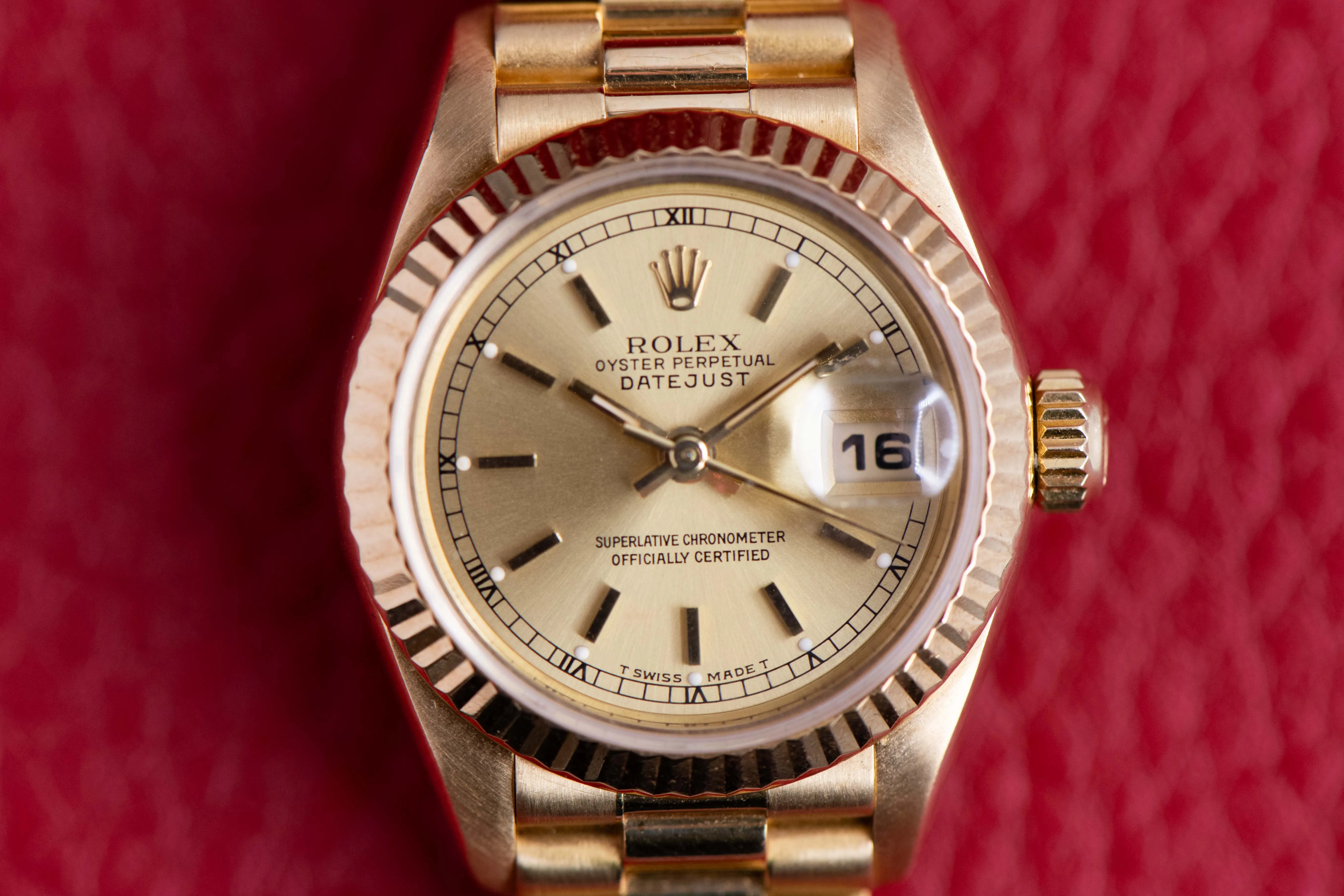 Rolex Lady-Datejust 69178 26mm Yellow gold Champagne 1