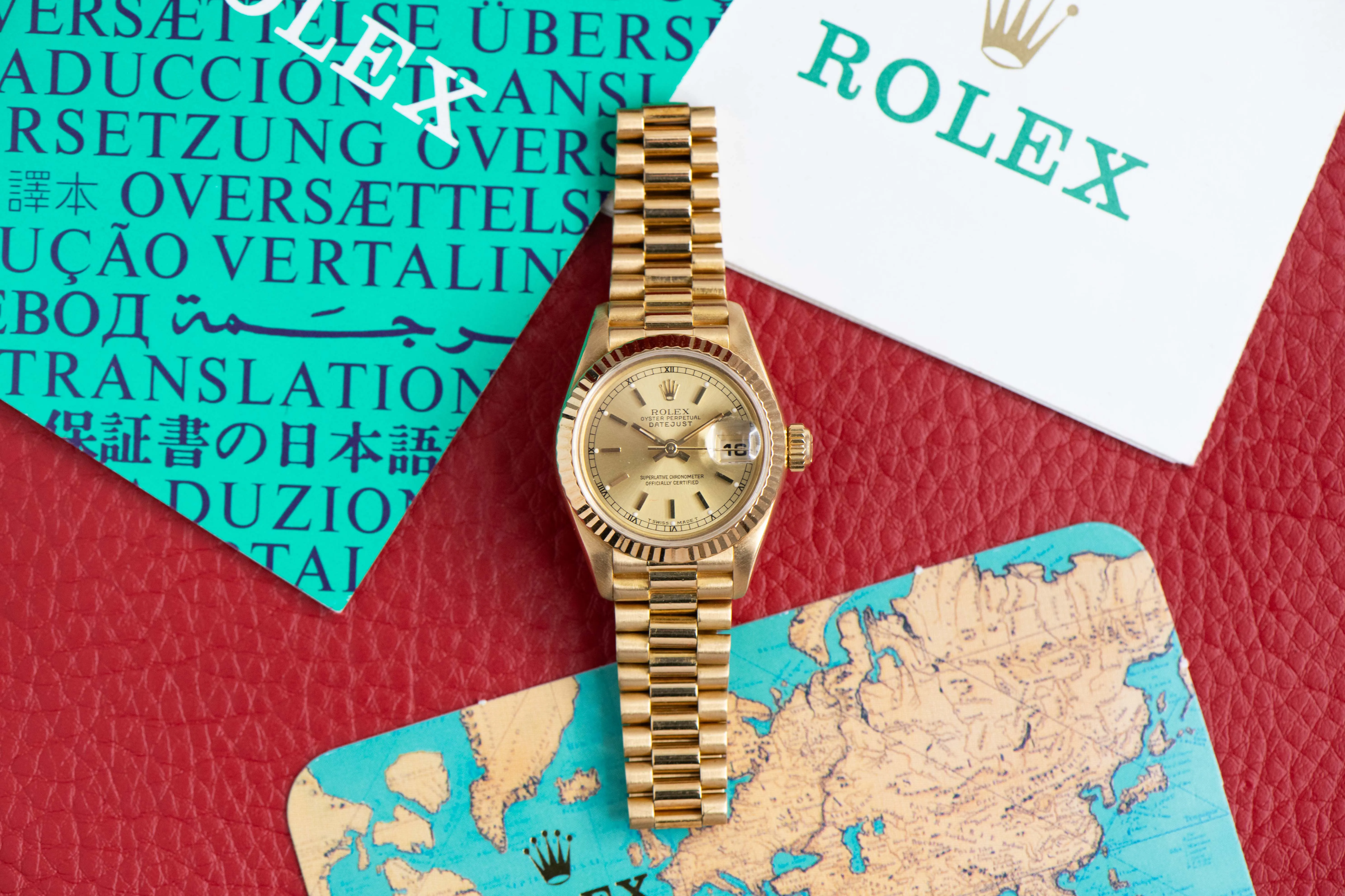 Rolex Lady-Datejust 69178 26mm Yellow gold Champagne 3