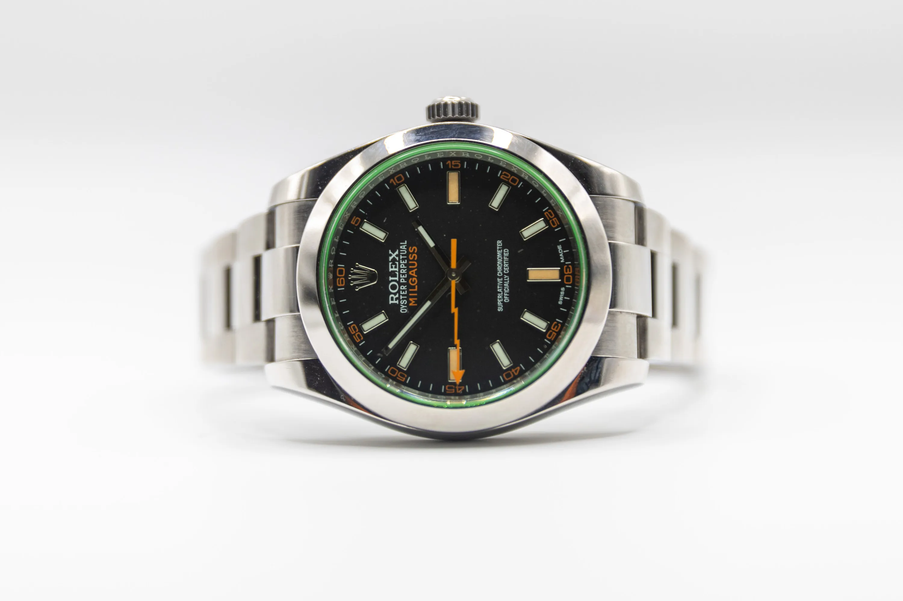 Rolex Milgauss 116400GV 40mm Stainless steel Black