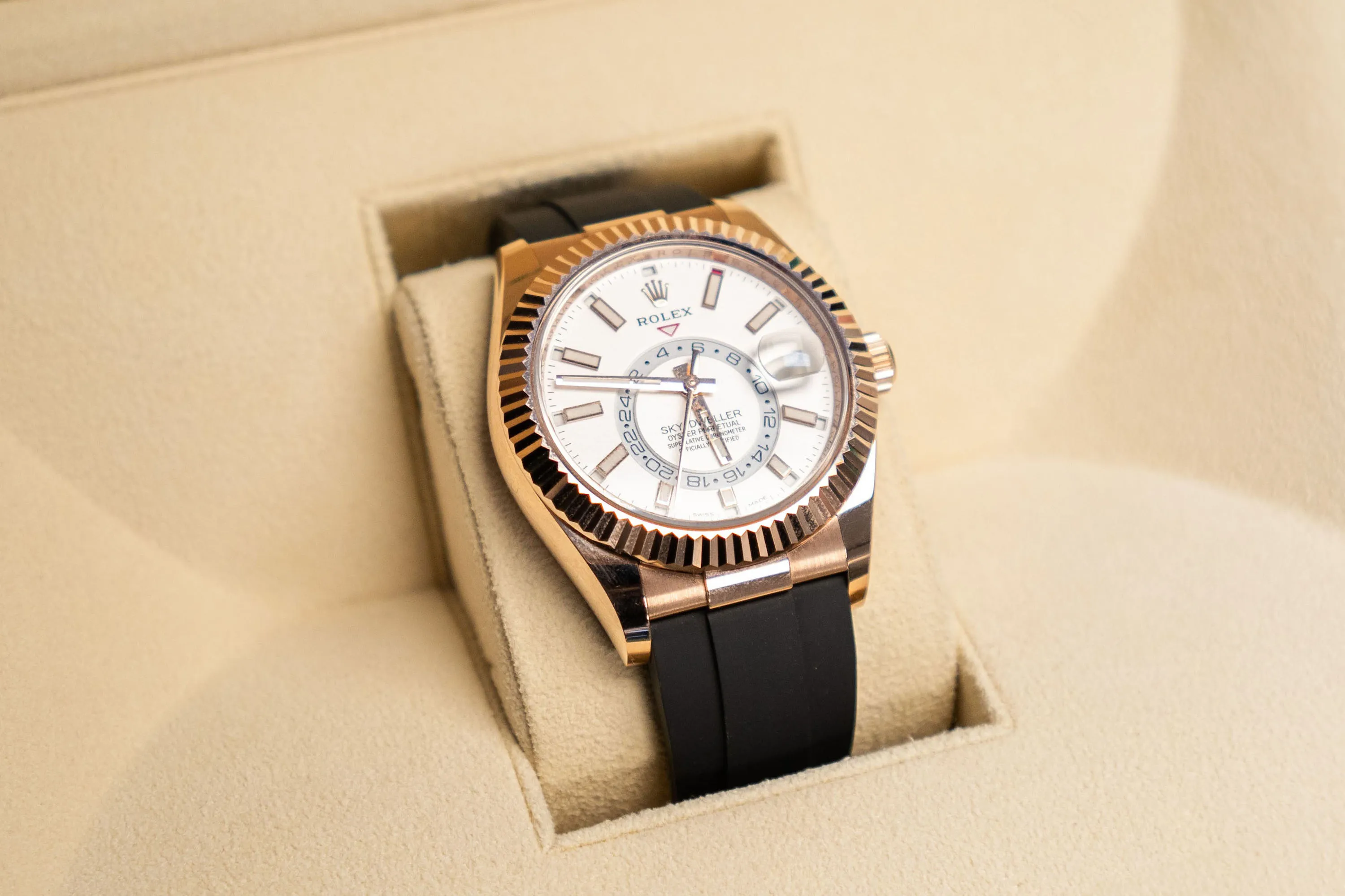 Rolex 326235 42mm Rose gold White 21