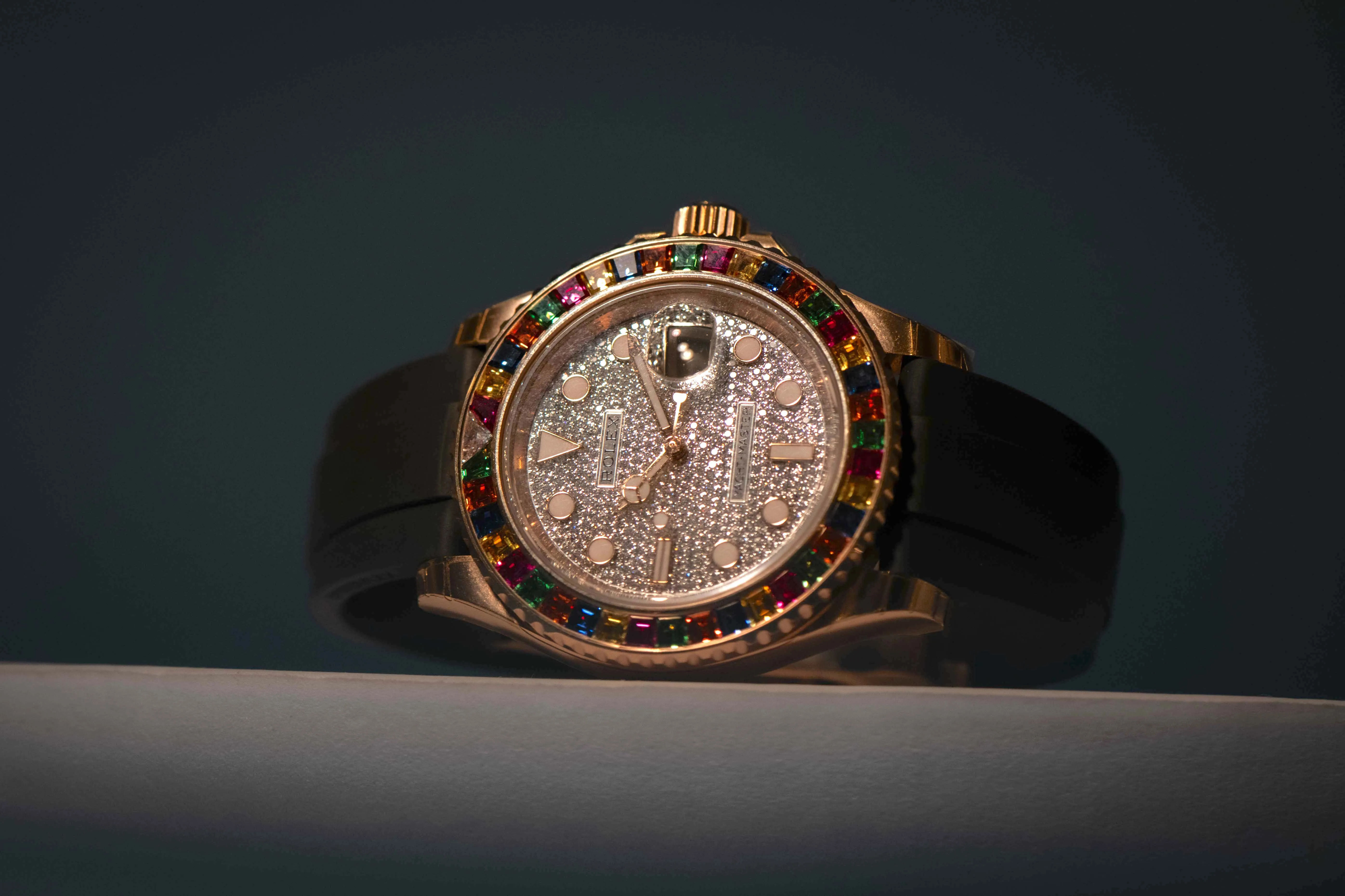 Rolex Yacht-Master 40 116695 SATS 40mm Rose gold and Diamond Diamond