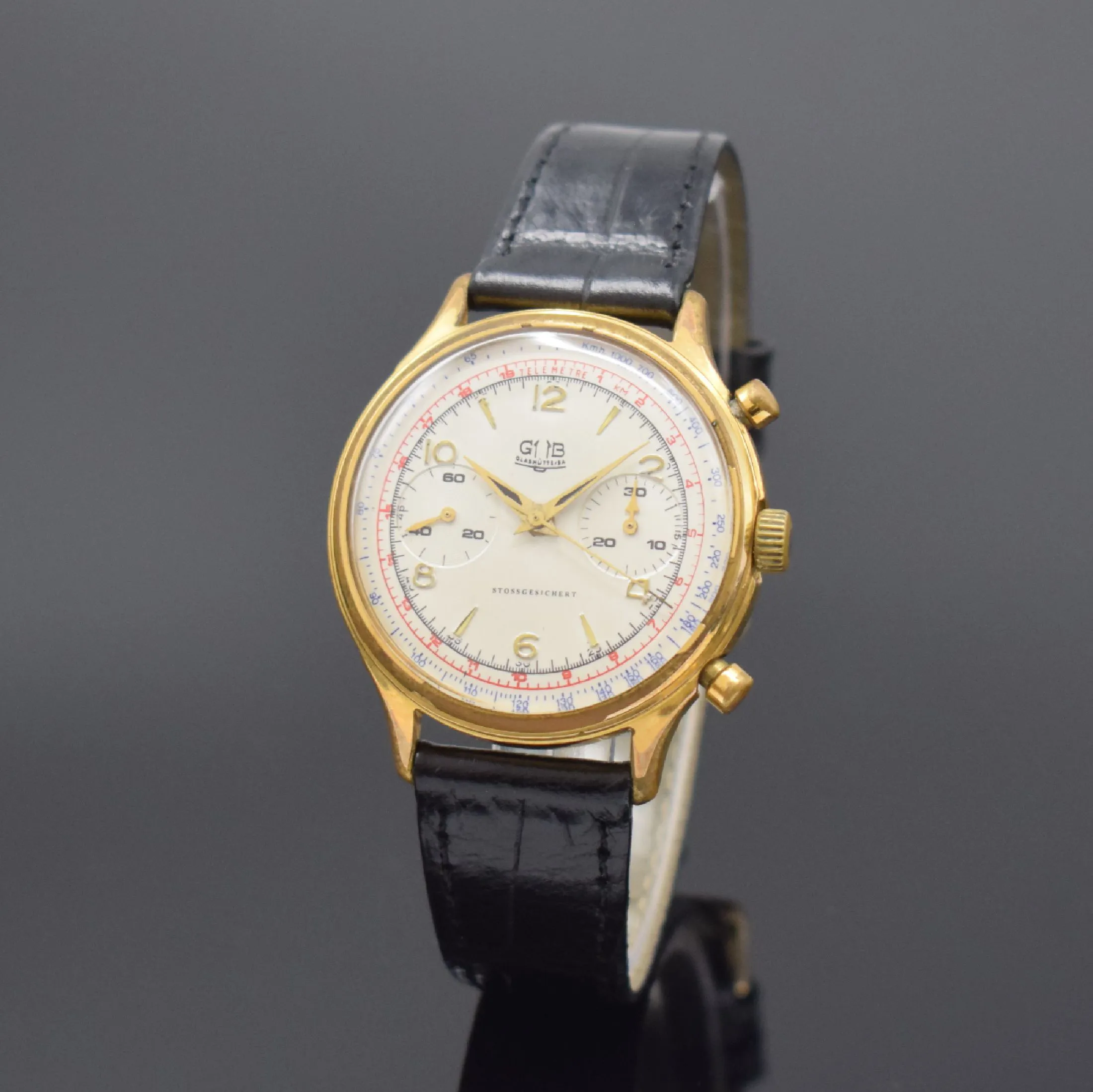 Glashütte 36mm Gold-plated White