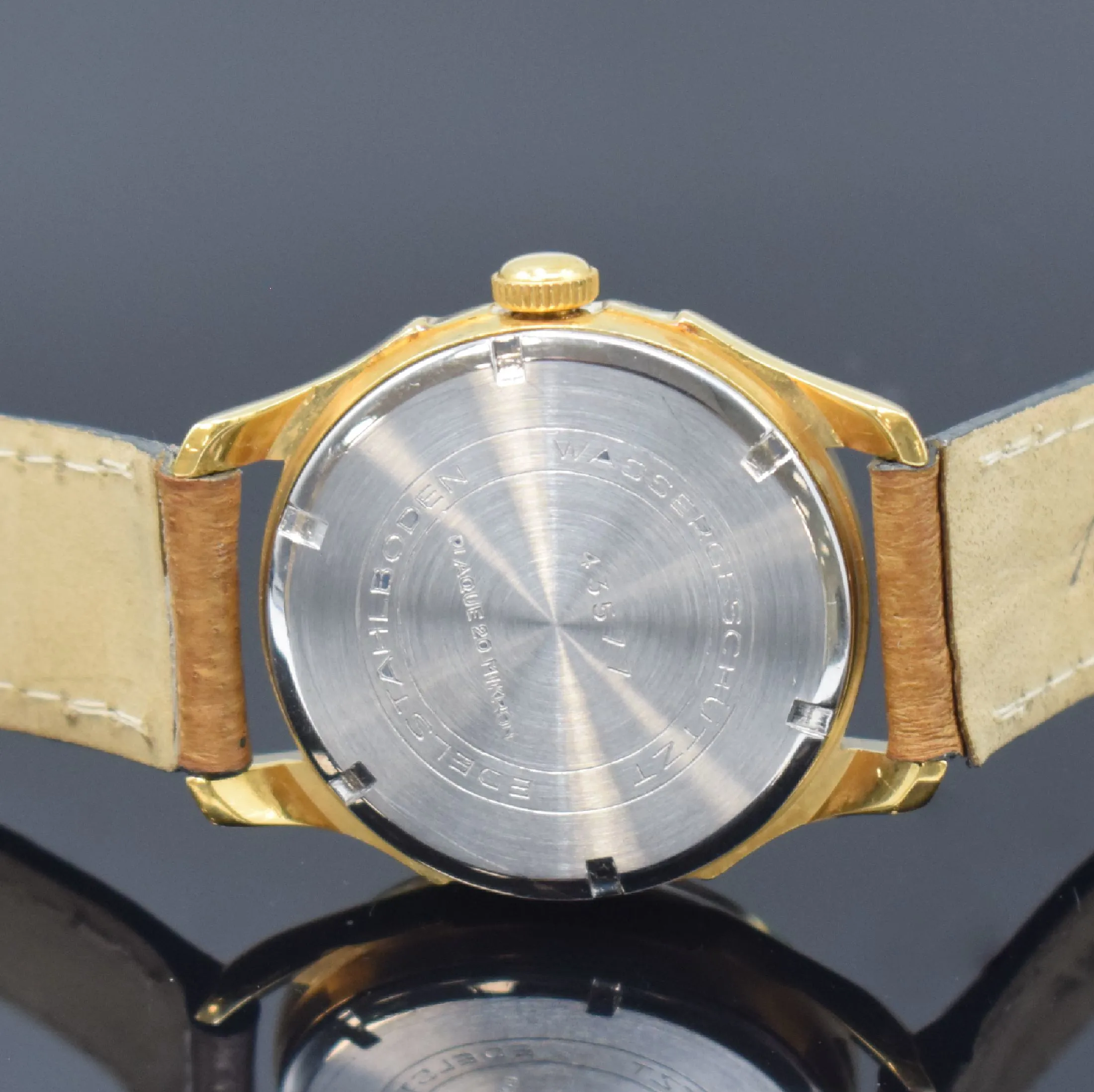 Glashütte 32.5mm Gilt Metal and stainless steel Silver 3