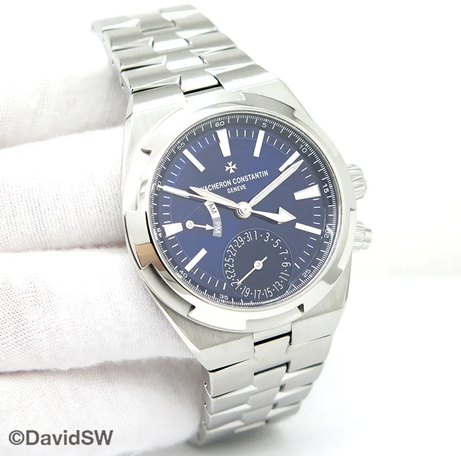 Vacheron Constantin Overseas Dual Time 7900V/110A-B334 41mm Stainless steel Blue