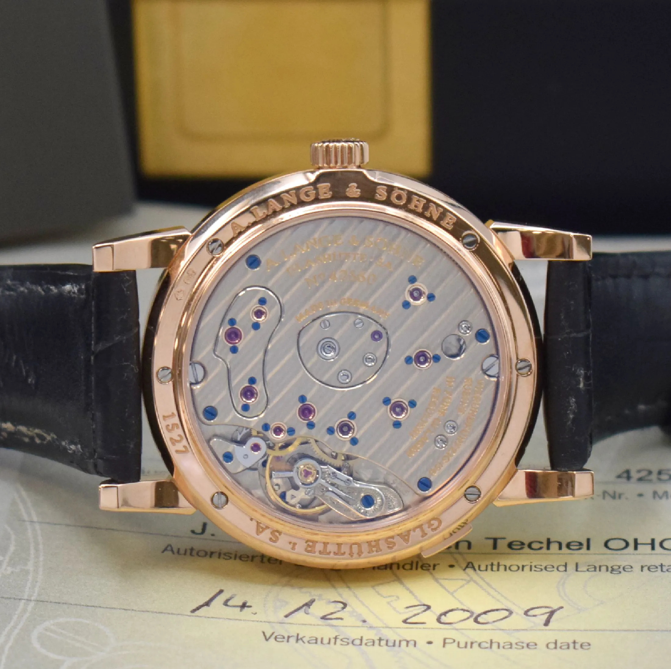 A. Lange & Söhne Lange 1 109.032 38.5mm Rose gold Silver 7