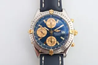 Breitling Chronomat B13352 Yellow gold and Stainless steel Blue