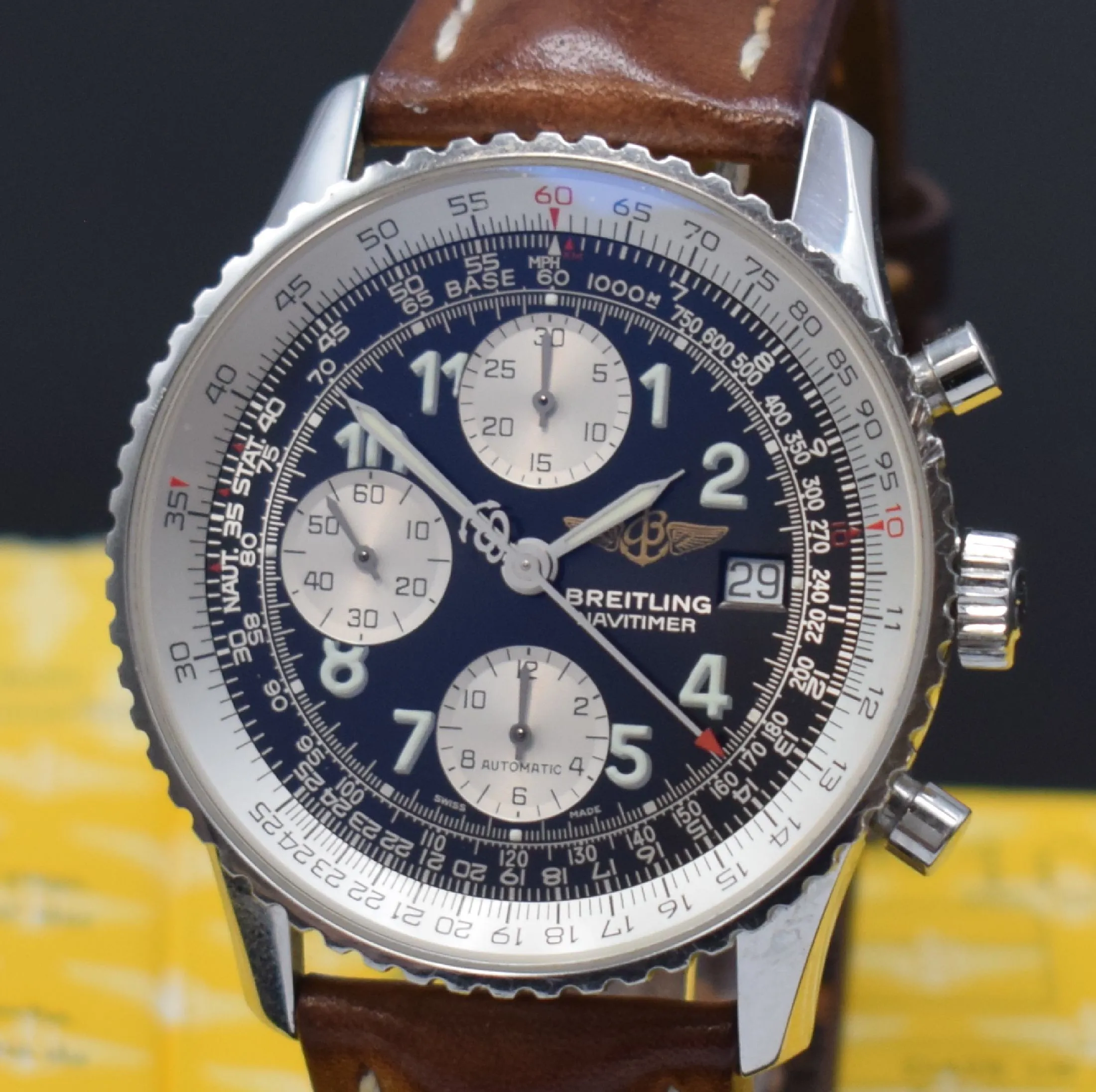 Breitling Navitimer A13322 41.5mm Stainless steel Blue 1