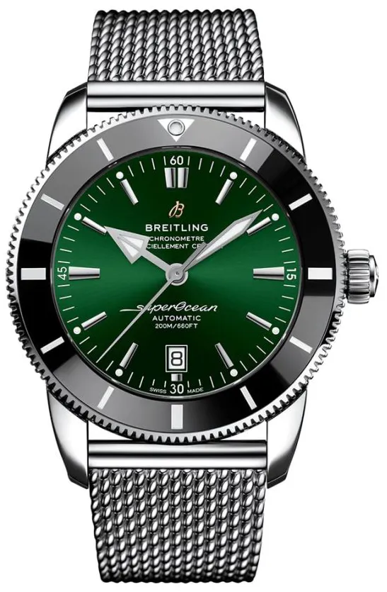 Breitling Superocean Heritage AB2020121L1A1 46mm Stainless steel Green