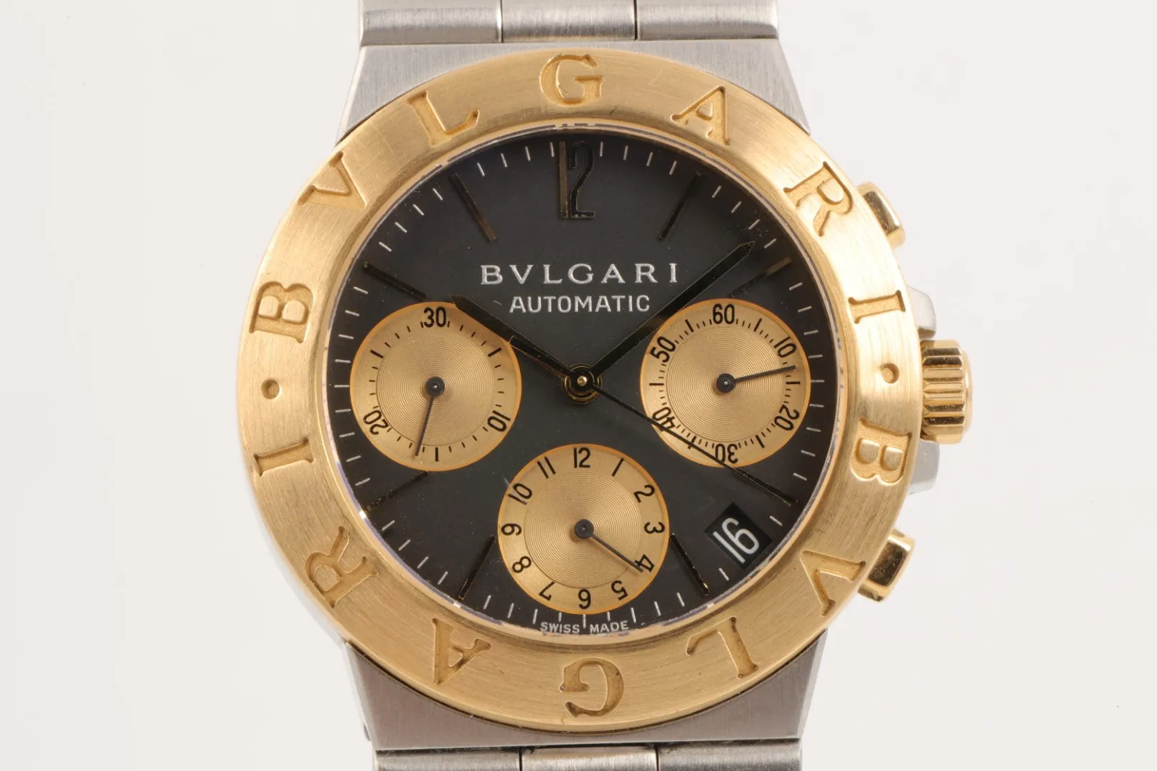 Bulgari Diagono CH 35 SG 35mm Stainless steel