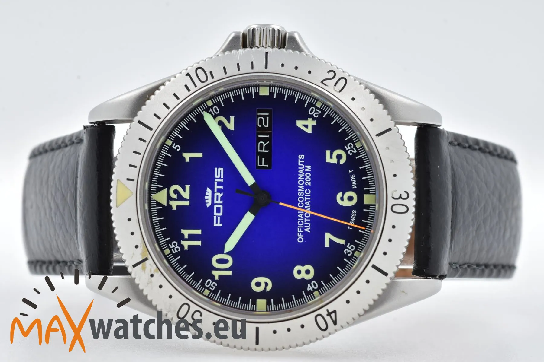 Fortis Official Cosmonauts 610.22.158.1 38mm Stainless steel Blue