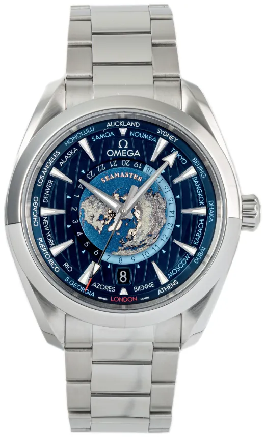 Omega Aqua Terra 220.10.43.22.03.001 43mm Stainless steel Blue