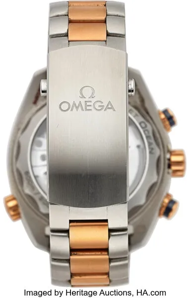 Omega Planet Ocean 45.5mm Rose gold and Stainless steel Blue 3