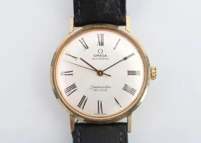 Omega Seamaster De Ville 34mm Gold-plated White