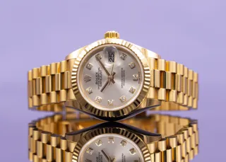 Rolex Lady-Datejust 279178 Yellow gold Silver