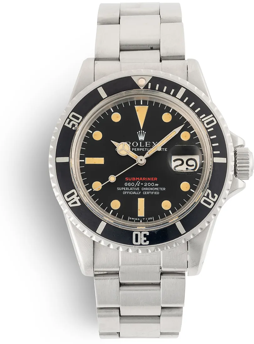 Rolex Submariner 1680 40mm Stainless steel Single Red Mark IV