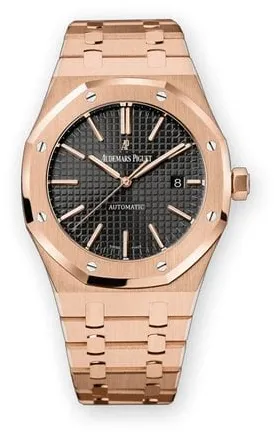 Audemars Piguet Royal Oak 15400OR.OO.1220OR.01 41mm Rose gold Black