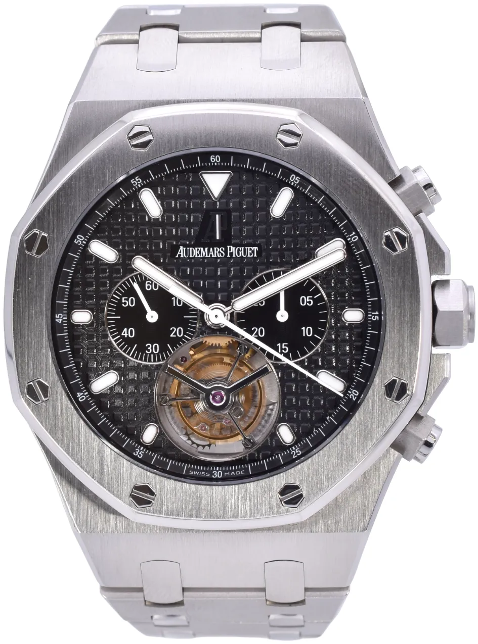 Audemars Piguet Royal Oak Tourbillon 25977ST.OO.1205ST.02 44mm Steel Black Baton