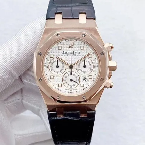 Audemars Piguet Royal Oak 26022OR.OO.D088CR.01 39mm Rose gold White