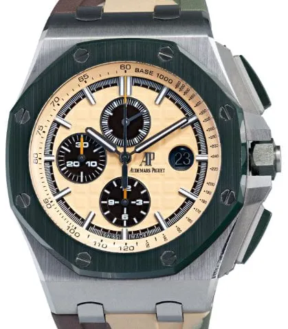 Audemars Piguet Royal Oak Offshore 26400SO.OO.A054CA.01 44mm Stainless steel Beige