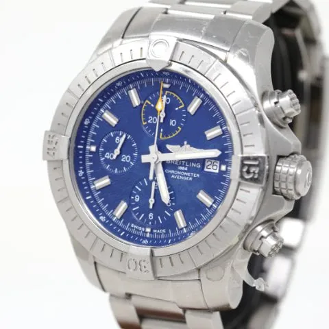 Breitling Avenger A13317101C1A1 45mm Stainless steel Blue