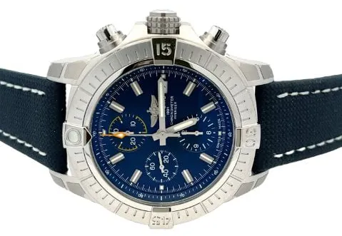 Breitling Avenger A13317101C1X2 45mm Stainless steel Blue