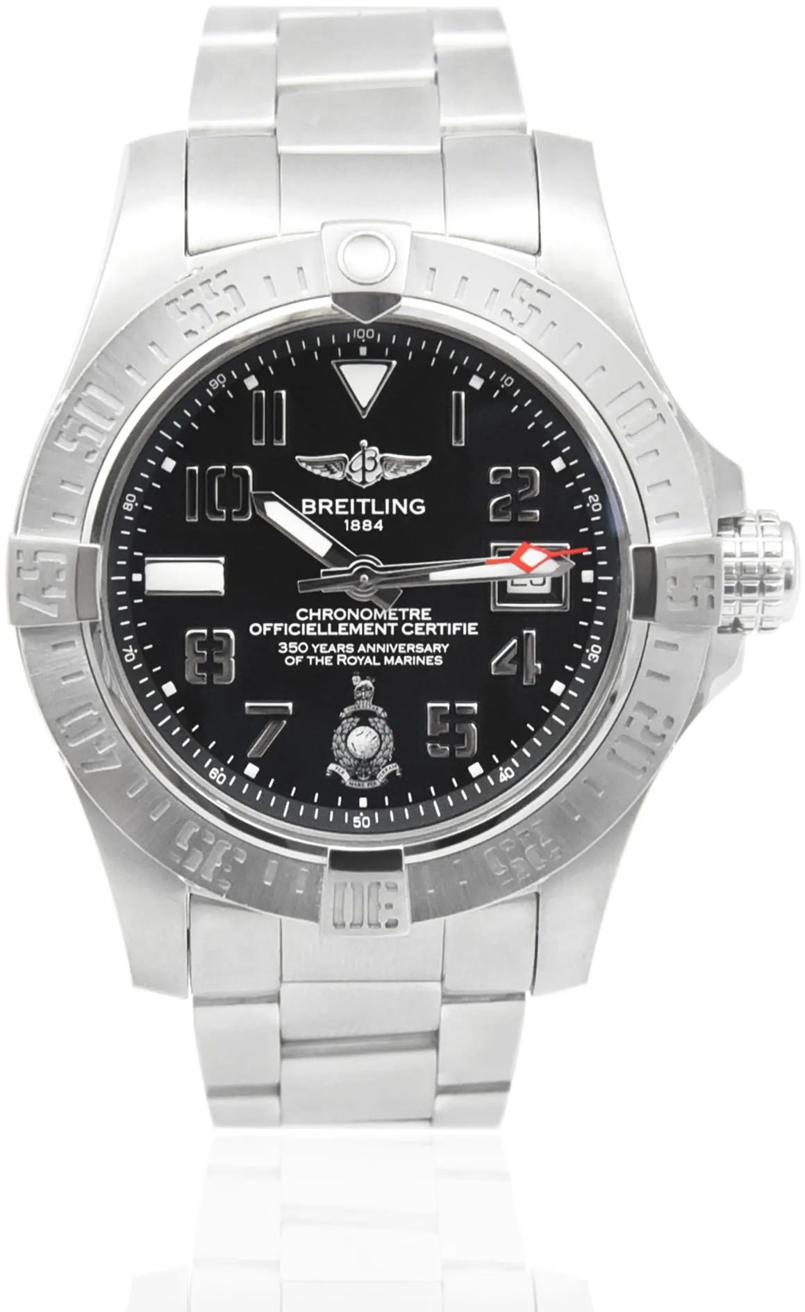 Breitling Avenger A17331 45mm Stainless steel Black Arabic