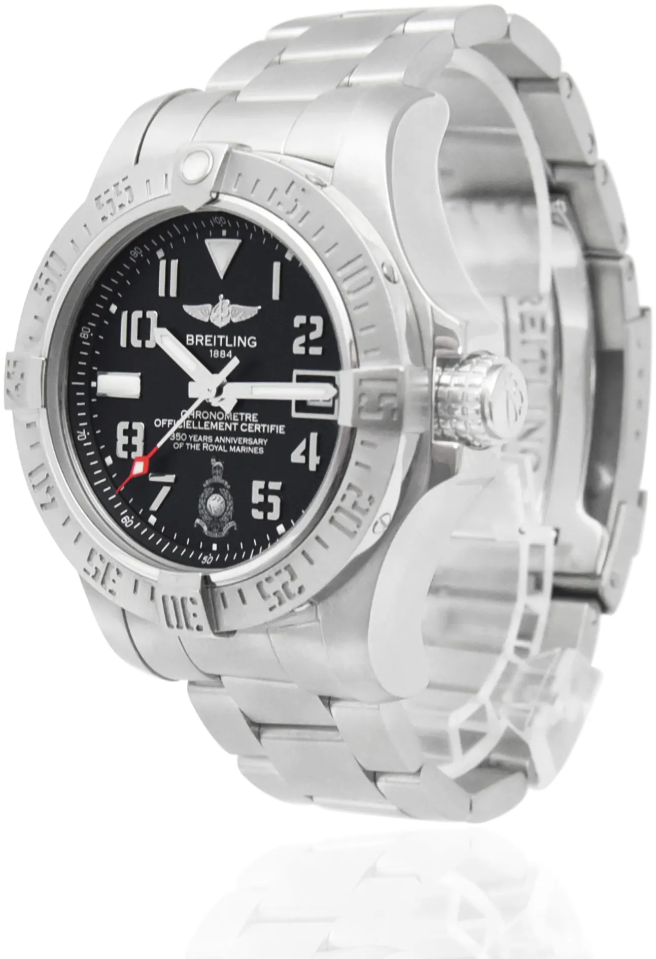 Breitling Avenger A17331 45mm Stainless steel Black Arabic 1