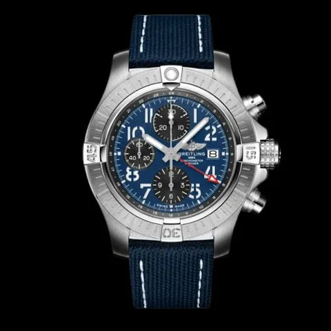 Breitling Avenger A24315101C1X2 45mm Stainless steel Blue