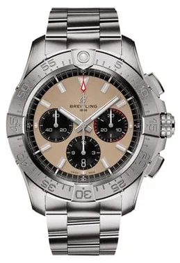 Breitling Avenger AB0147101A1A1 44mm Stainless steel Beige