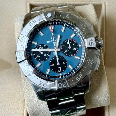 Breitling Avenger AB0147101C1A1 44mm Stainless steel Blue