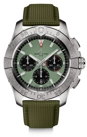 Breitling Avenger AB0147101L1X1 44mm Stainless steel Green