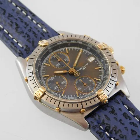 Breitling Chronomat B13047 39mm Gold/steel Purple