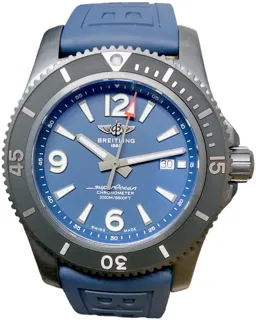 Breitling Superocean M17368 Stainless steel Blue Quarter Arabic