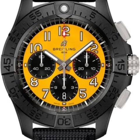 Breitling Avenger SB0147101I1X2 44mm Black ceramic Yellow