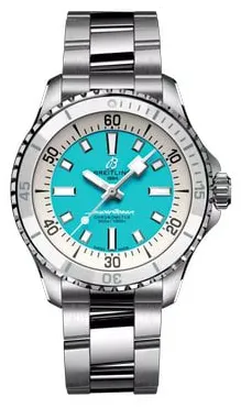 Breitling Superocean A17377211C1A1 36mm Stainless steel Turquoise